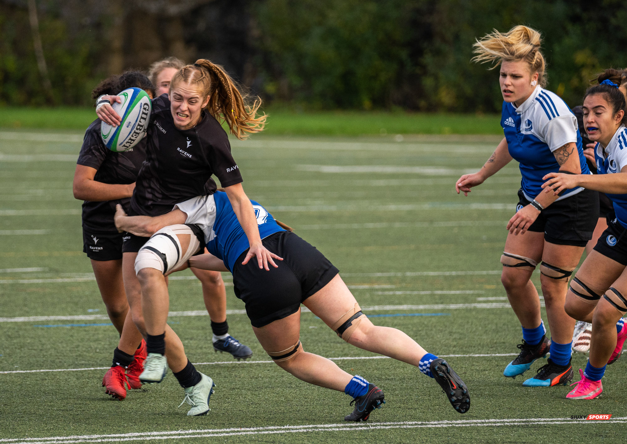 Vanessa CHIAPPETTA - Isabelle CRONIER -  Université de Montréal - Université Carleton - Rugby -  (#3UdeMvsCarletonF) Photo by:  | Siuxy Sports 2021-11-07