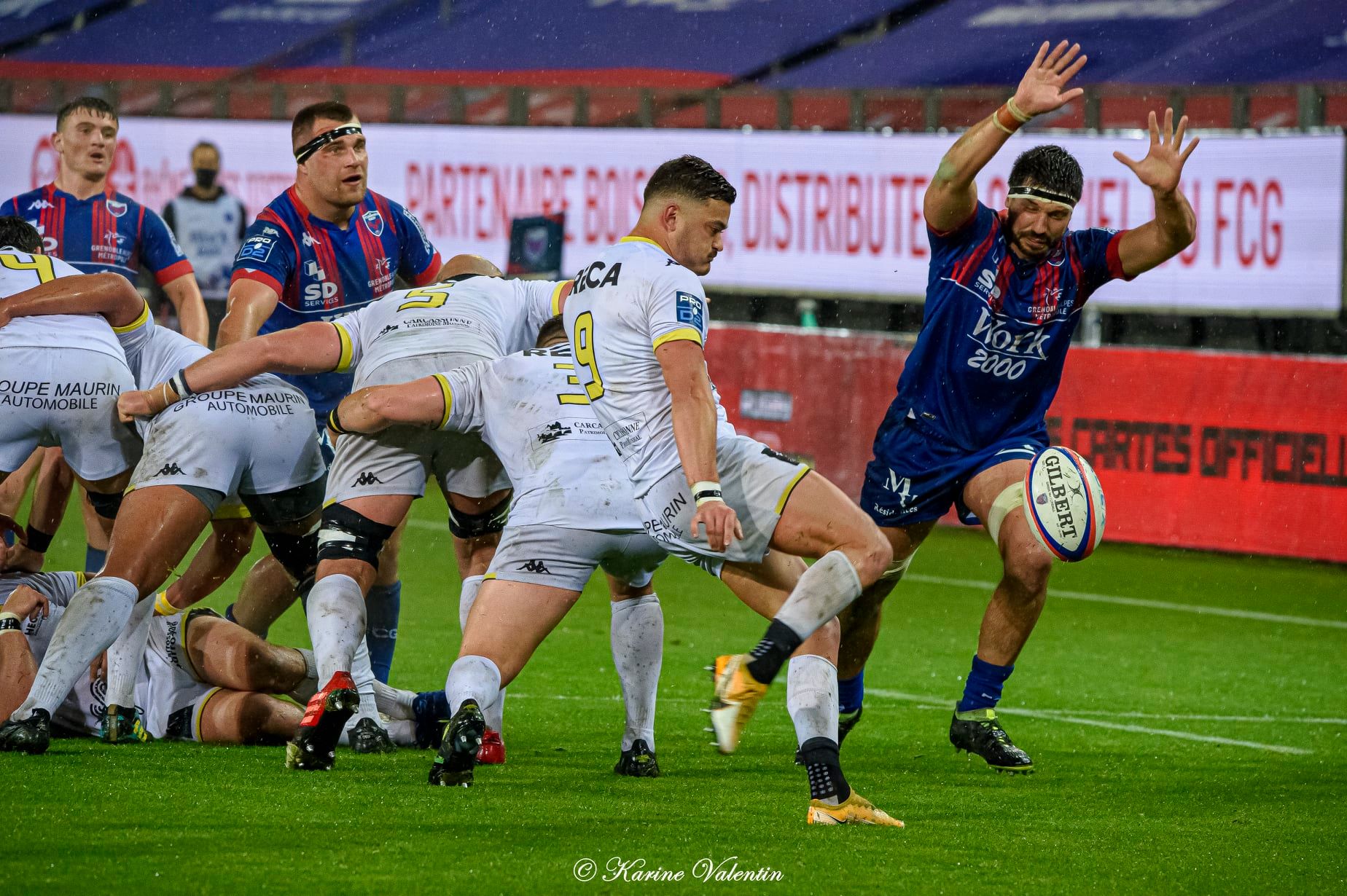 Clément ANCELY - Florian ZUPAN -  FC Grenoble Rugby - US Carcassonne - Rugby - FC Grenoble Rugby VS US Carcassonne (#GrenobleCarcassonne2021Mai) Photo by: Karine Valentin | Siuxy Sports 2021-05-06