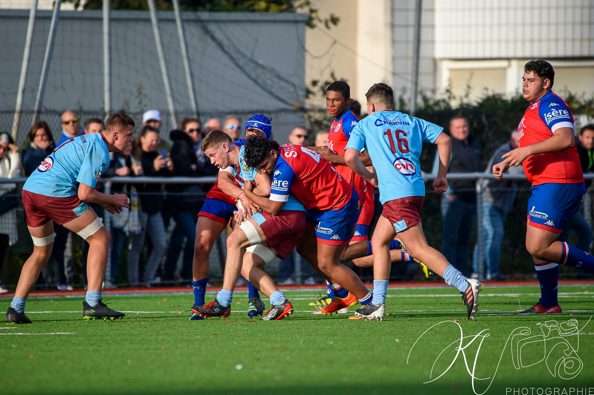  FC Grenoble Rugby - CS Bourgoin-Jallieu - Rugby - Elite Alamercery - FCG(65) vs (0) CSBJ (#AlamerceryFCGCSBJ2022) Photo by: Karine Valentin | Siuxy Sports 2022-11-12