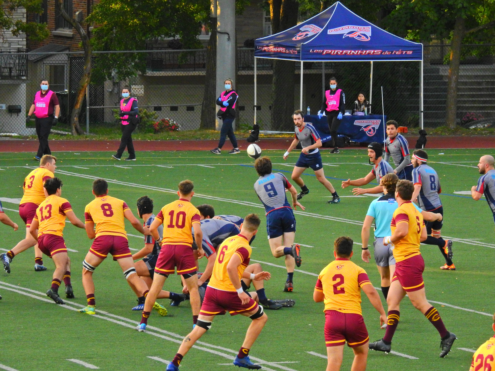 Arthur DU CHAFFAUT -  Université Concordia - ÉTS (École de technologie supérieure) - Rugby -  (#ETSvsConcordia) Photo by:  | Siuxy Sports 2021-09-11