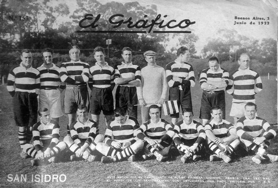  Club Atlético de San Isidro -  - Memorabilia - El Grafico: CASI en 1922 () Photo by:  | Siuxy Sports 1922-06-03