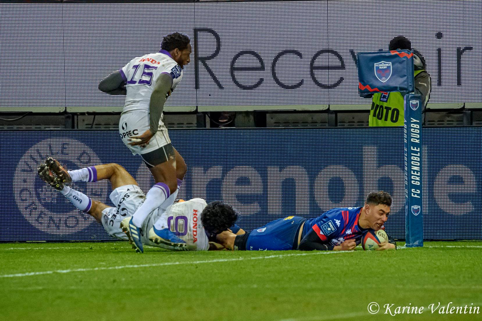 Karim QADIRI -  FC Grenoble Rugby - Soyaux Angoulême - Rugby - FC Grenoble VS Soyaux Angoulême (#GrenobleAngouleme2021jan) Photo by: Karine Valentin | Siuxy Sports 2021-01-15