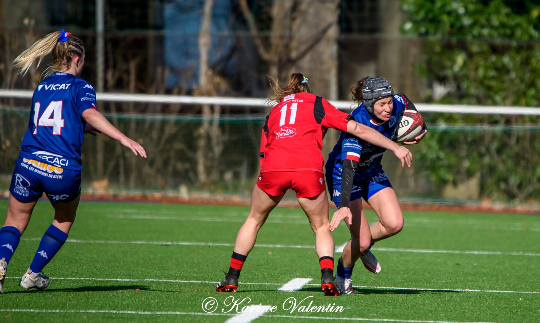 Coraline DURET -  FC Grenoble Rugby - Lyon Olympique Universitaire - Rugby - FC Grenoble Vs Lyon Olympique Universitaire (#AmznesVsLOU2022) Photo by: Karine Valentin | Siuxy Sports 2022-02-20