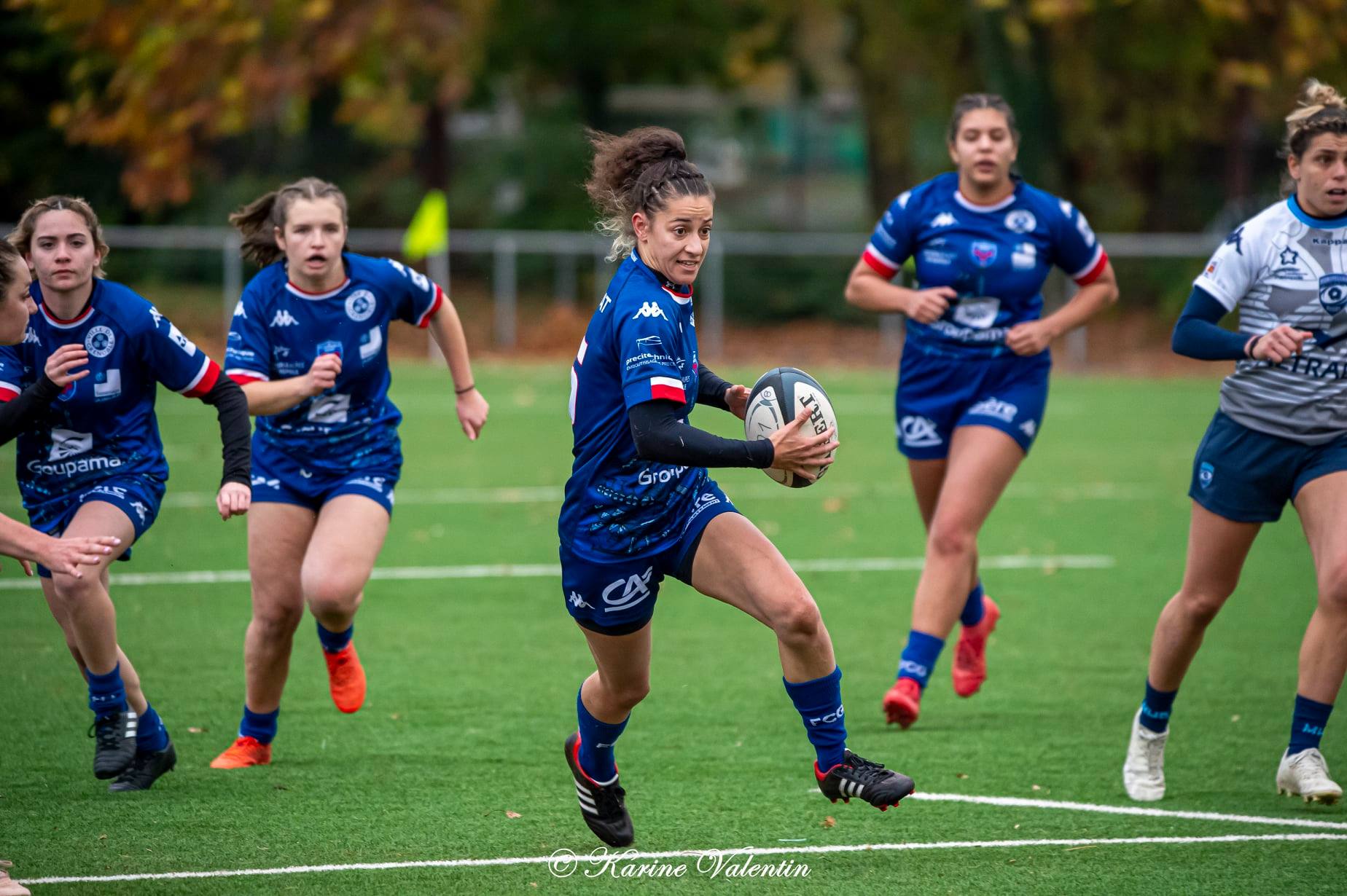 Lison AGRIODOS - Cassandre ALLAIRE -  FC Grenoble Rugby - Montpellier Hérault Rugby - Rugby -  (#GrenobleVsMontpellier2021NovF1) Photo by: Karine Valentin | Siuxy Sports 2021-11-14