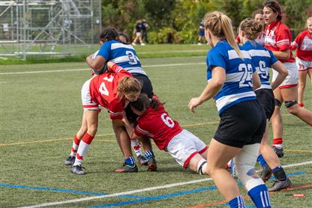 RSEQ Rugby Fem - U. de Montréal (70) vs (3) McGill - Reel A1 - 1er mi-temps