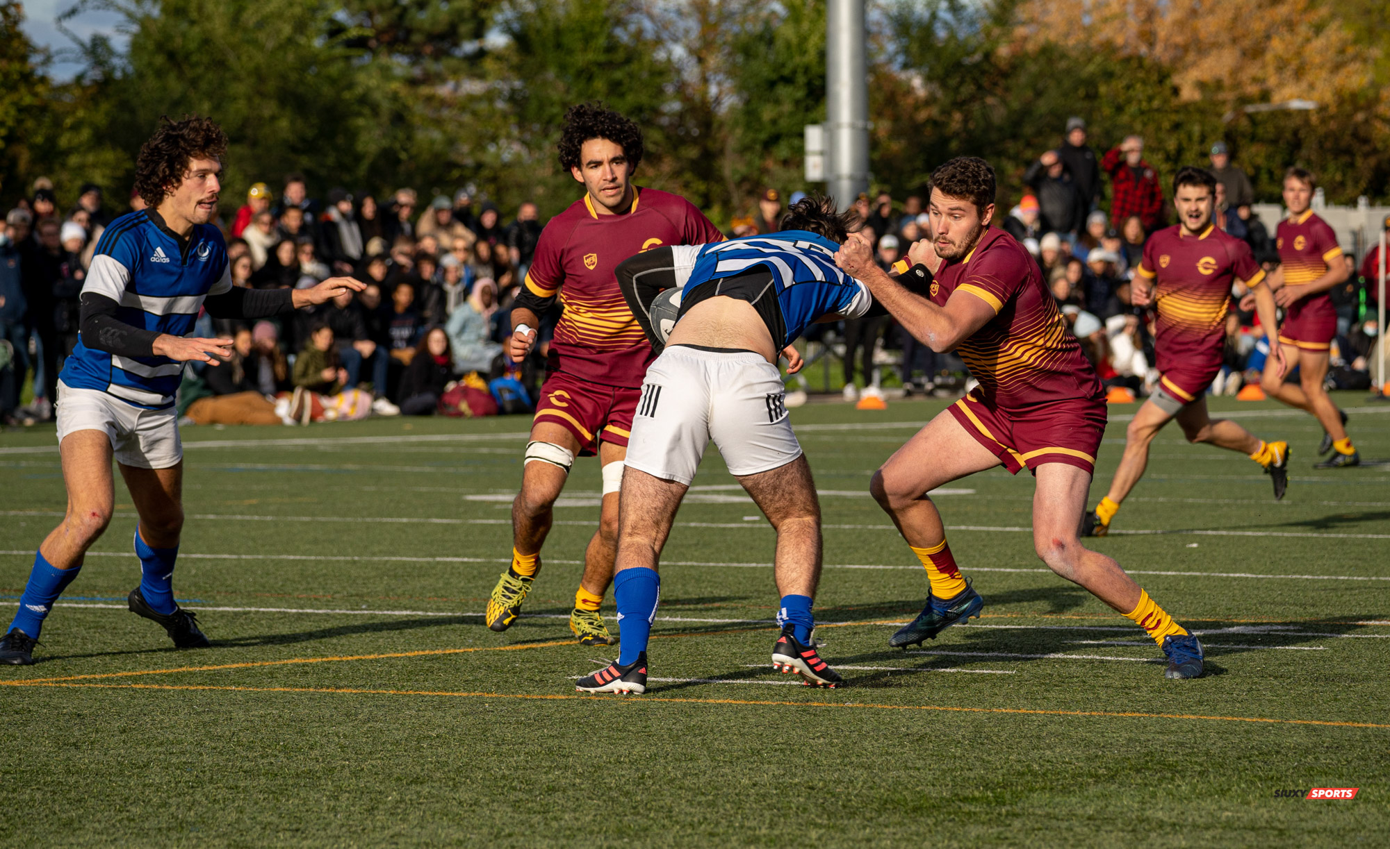 Aidan MCMULLAN - Joseph RIKELY-KRINDLE -  Université de Montréal - Université Concordia - Rugby -  (#UdeMvsConcordia2021M) Photo by:  | Siuxy Sports 2021-10-23
