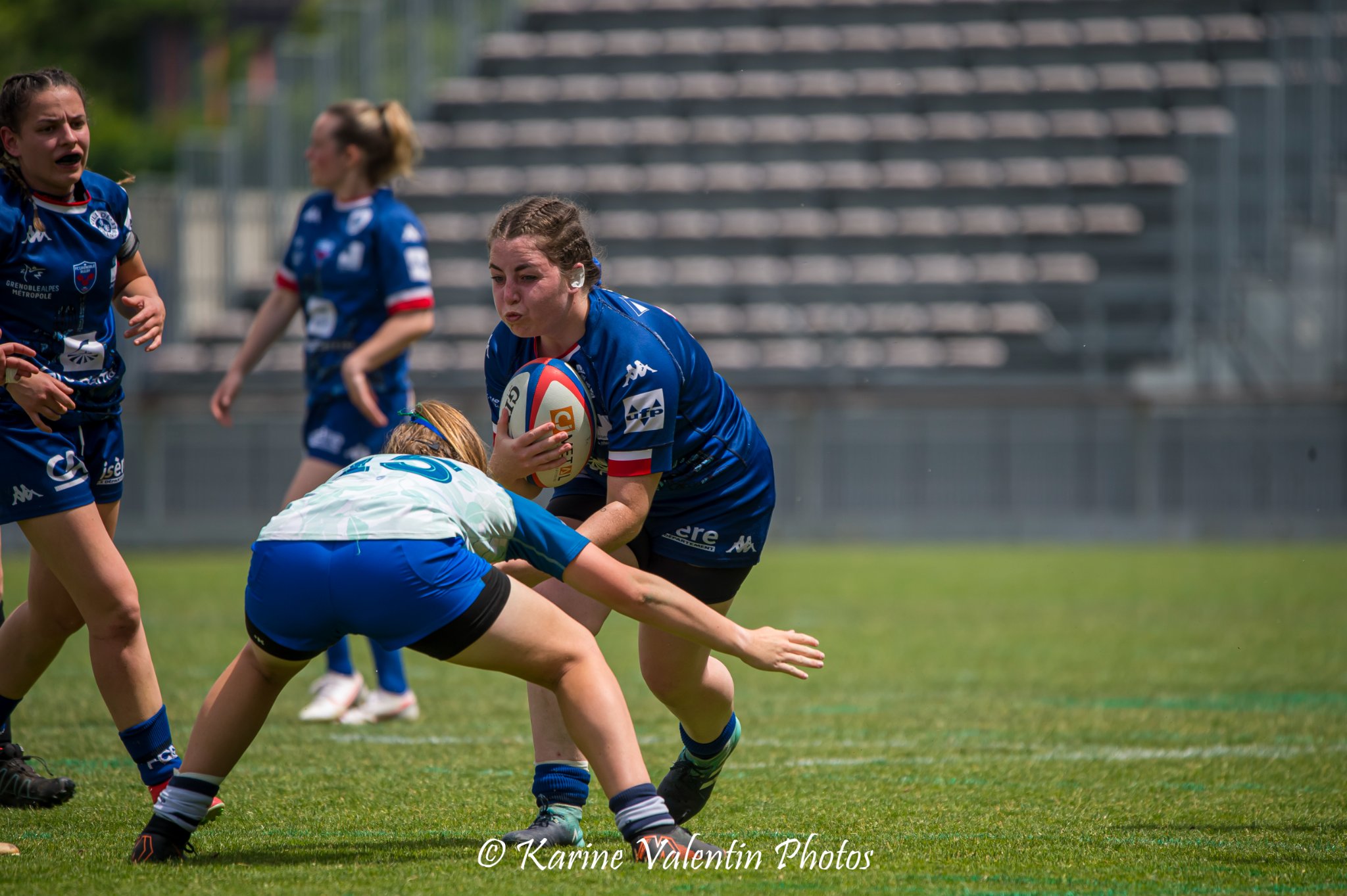  FC Grenoble Rugby - Lille Métropole Rugby Club Villeneuvois - Rugby - FCG Amazones (24) vs (19) LMRCV - 1/4 de finale Fed 1  (#AmazonesVsLMRCV2022) Photo by: Karine Valentin | Siuxy Sports 2022-05-21
