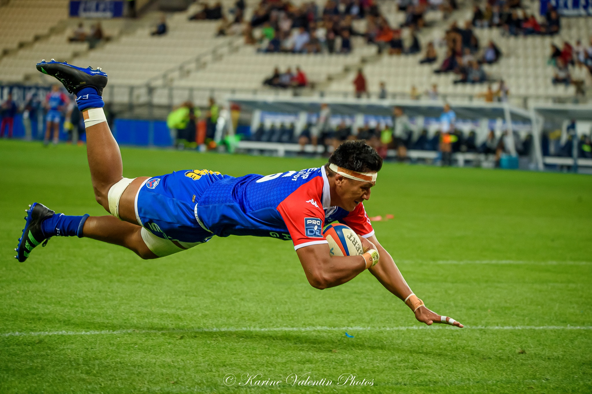 Tanginoa HALAIFONUA -  FC Grenoble Rugby - Rouen Normandie Rugby - Rugby - FC Grenoble (20) vs (6) Rouen (#FCGvsRouen2022ReelA) Photo by: Karine Valentin | Siuxy Sports 2022-09-16