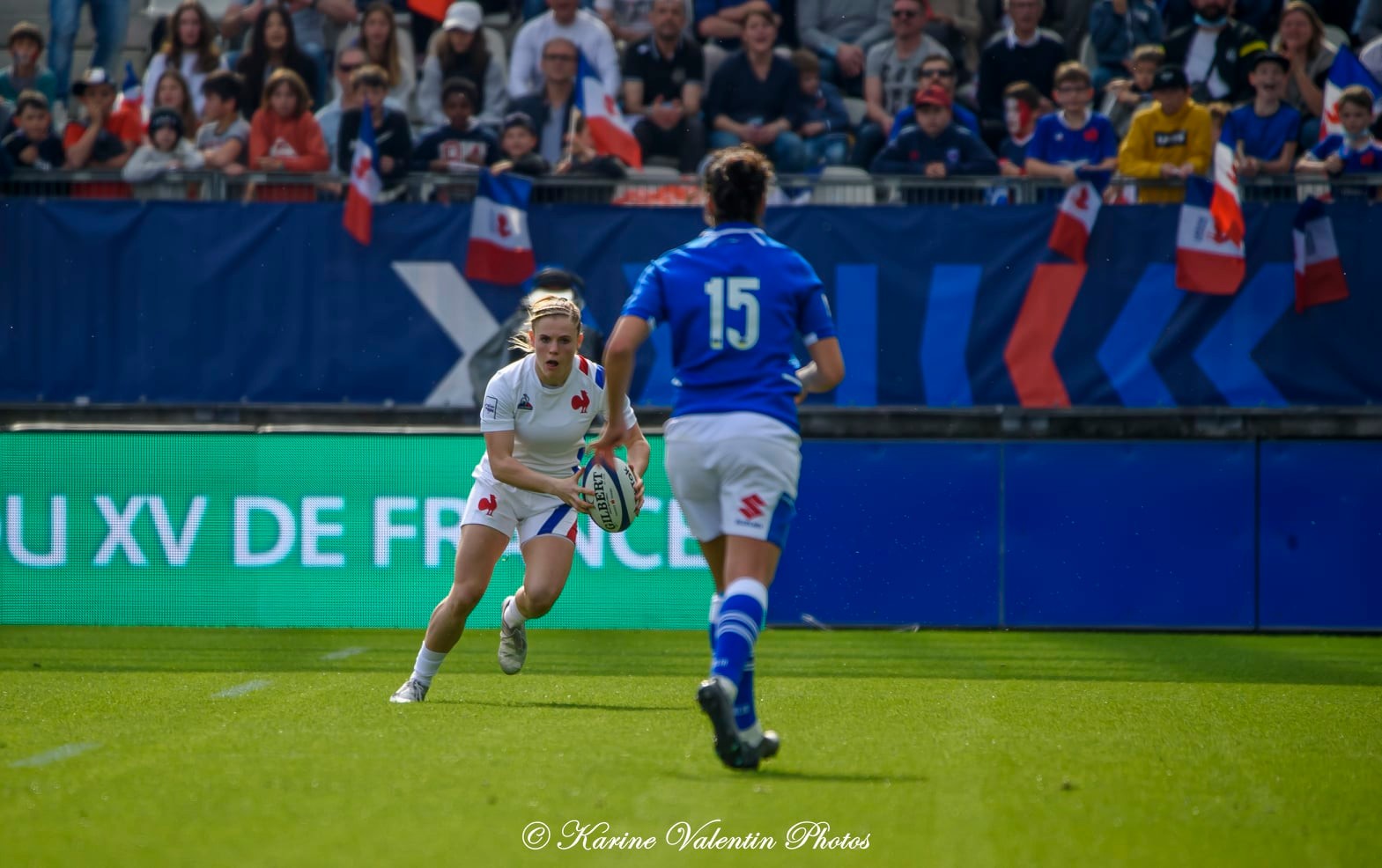  Équipe de France de rugby à XV - Nazionale di rugby a 15 dell'Italia - Rugby - France (39) vs Italie (6) - 6N fém. (#FranceVsItalie6Nfem2022) Photo by: Karine Valentin | Siuxy Sports 2022-03-27