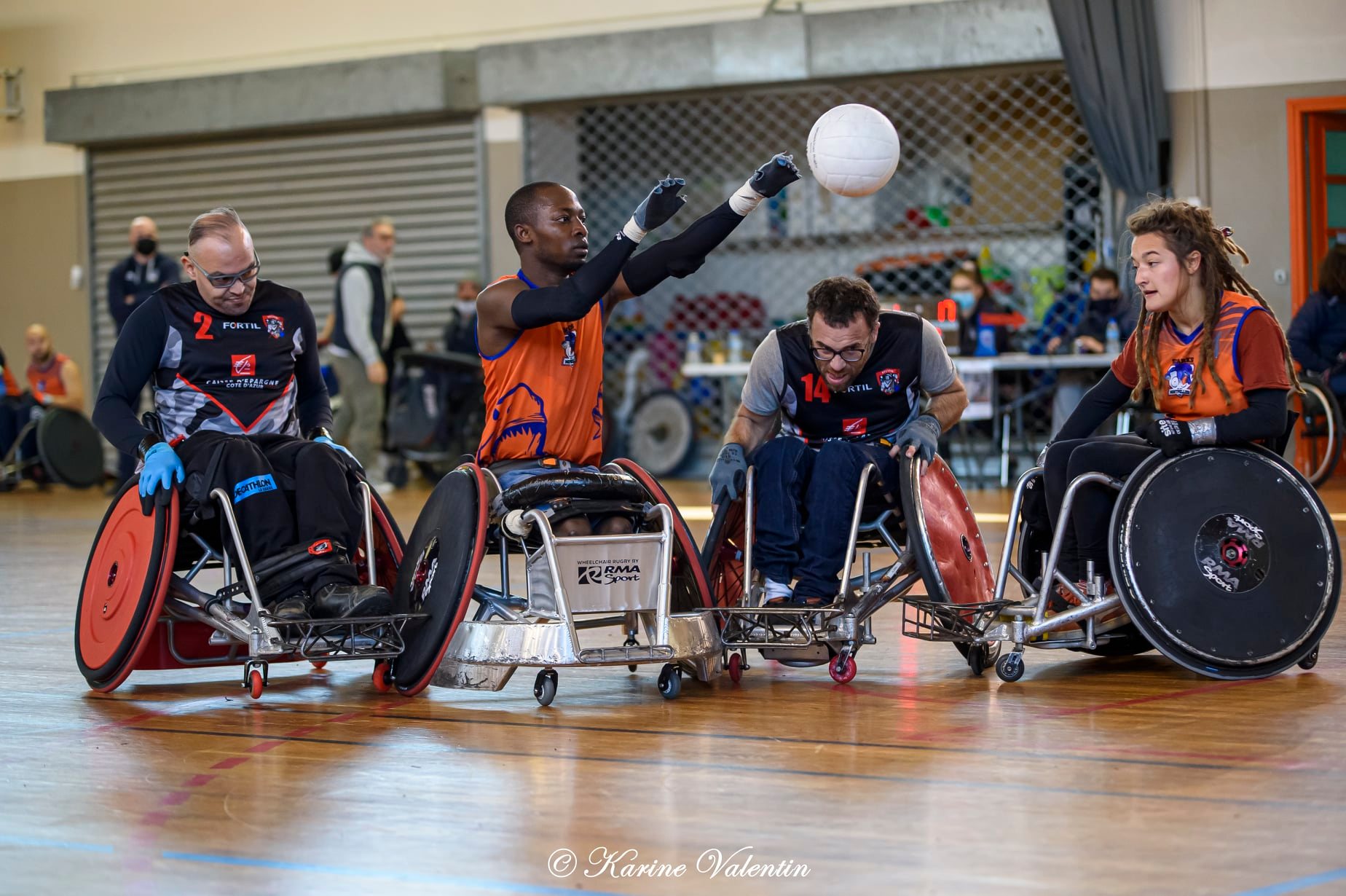  Montpellier Hérault Rugby - RFC Toulon Provence Méditerranée - Wheelchair rugby -  (#QuadRugbyMontpeRFCTPM2021Nov) Photo by: Karine Valentin | Siuxy Sports 2021-11-20