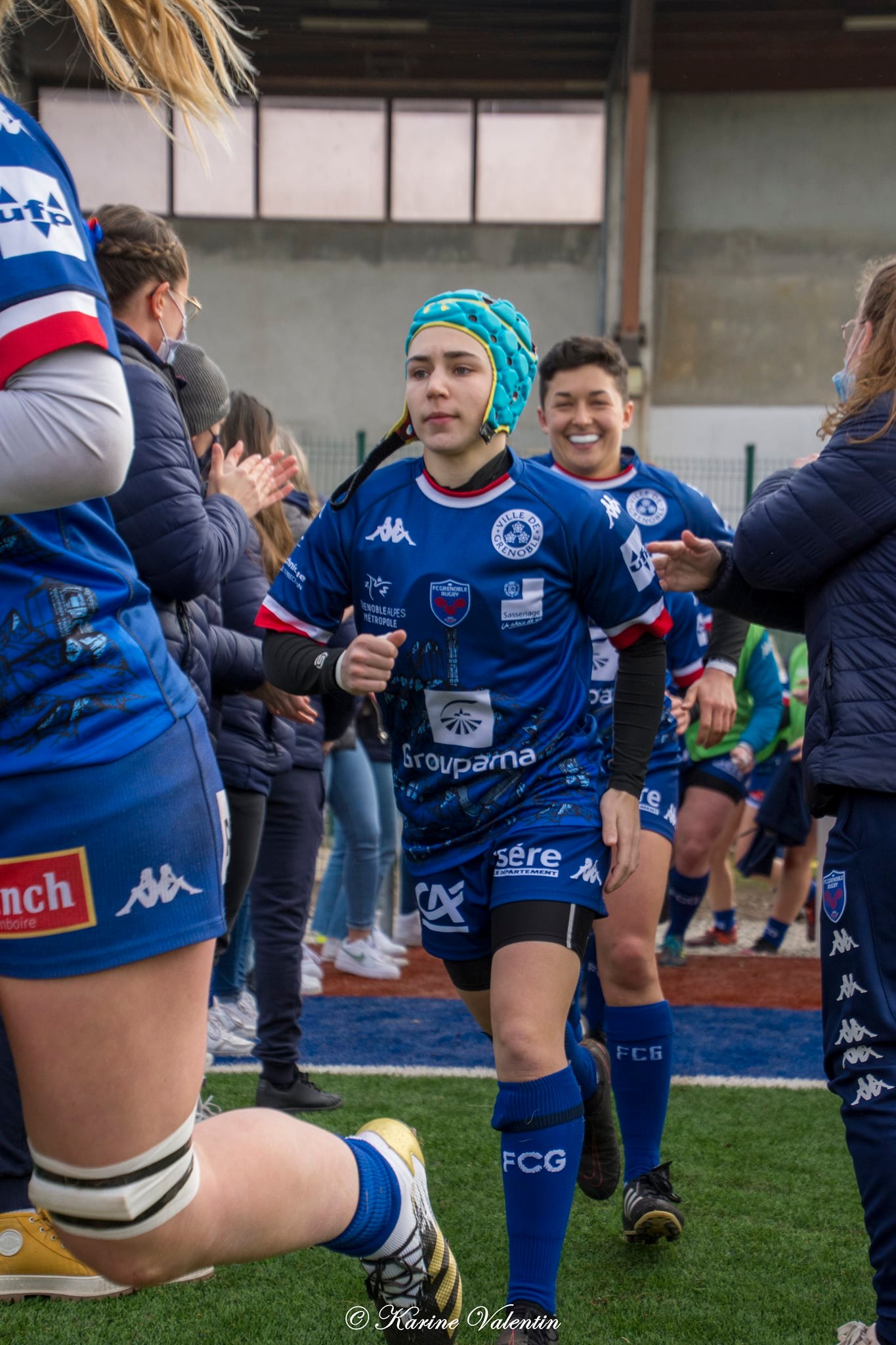 Emma GALLAGHER - Océane MILLO CHEVREY -  FC Grenoble Rugby -  - Rugby - Grenoble Amazones vs Stade Rennais Rugby (#AmazonesVsSRR2022jan) Photo by: Karine Valentin | Siuxy Sports 2022-01-30