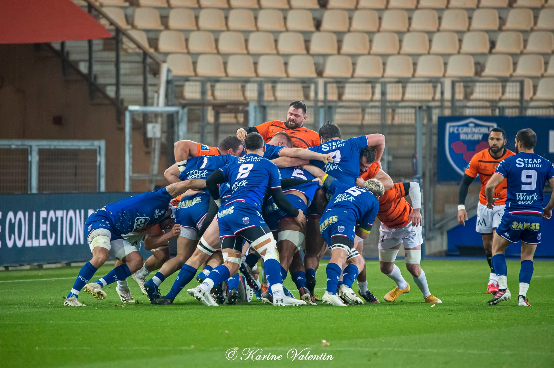  FC Grenoble Rugby - Racing Club Narbonnais - Rugby -  (#GrenobleVsNarbonne2021Nov) Photo by: Karine Valentin | Siuxy Sports 2021-11-26