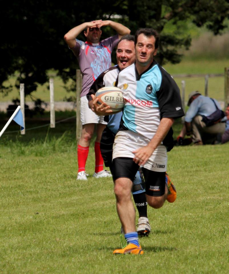  Cambalache XV - Centro Naval - RugbyV - Cambalache XV vs RON XV (Centro Naval) - Primer Enc. Veteranos en Areco con Vaquillona c/Cuero 2014 (#CambalacheXVvsRONXV2014) Photo by: Luis Robredo | Siuxy Sports 2014-10-18