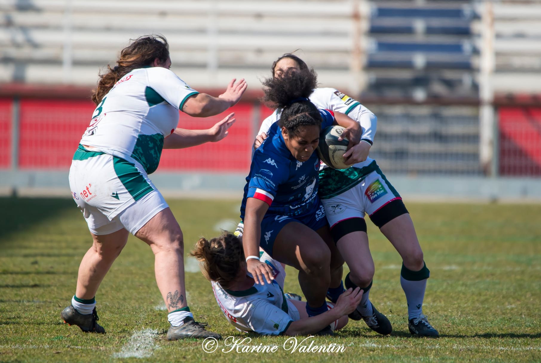 Makarita BALEINAGODO -  FC Grenoble Rugby - Section Paloise - Rugby - Grenoble Amazones vs PAU Lons (#FCGVsSectPaloise2022) Photo by: Karine Valentin | Siuxy Sports 2022-03-06