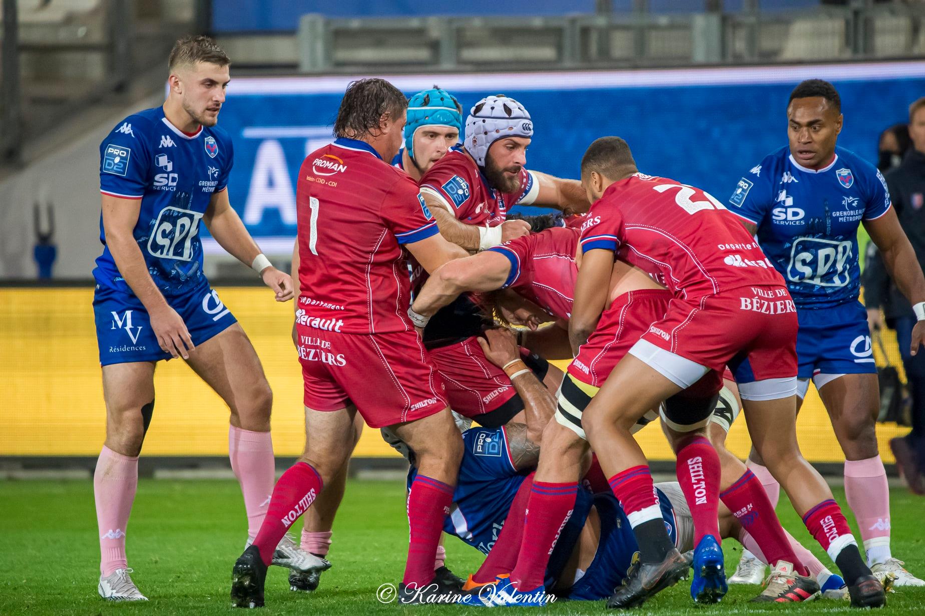  FC Grenoble Rugby - AS Béziers Hérault - Rugby - FC Grenoble Rugby vs. AS Béziers Hérault (#FCGvsASBHoct2021) Photo by: Karine Valentin | Siuxy Sports 2021-10-15