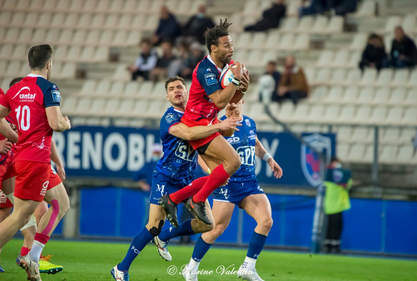 Lucas DUPONT -  FC Grenoble Rugby - Stade Aurillacois - Rugby - FC Grenoble Rugby vs Stade Aurillacois - 2022 (#FCGvsSA2022R02) Photo by: Karine Valentin | Siuxy Sports 2022-02-18
