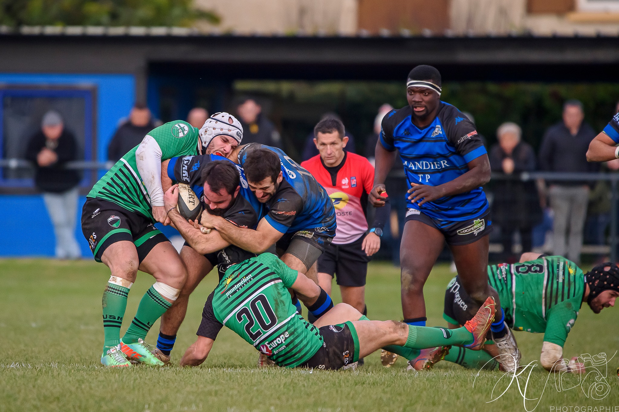  US Vinay - US Montmelian - Rugby - US Vinay (18) vs (28) US Montmélian (#USVUSM2022) Photo by: Karine Valentin | Siuxy Sports 2022-11-27
