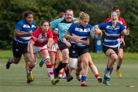 RSEQ Rugby Fem - U. de Montréal (70) vs (3) McGill - Reel A1 - 1er mi-temps