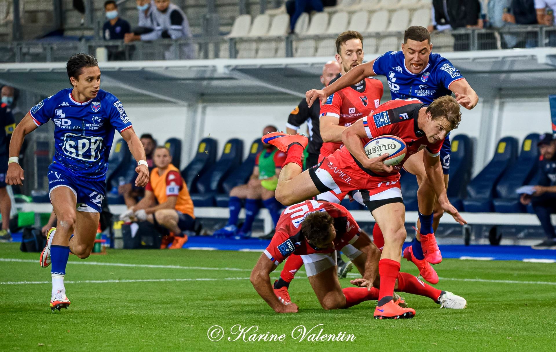  FC Grenoble Rugby - US Oyonnax Rugby - Rugby - Grenoble Vs Oyonnax (#FCGvsUSORoct2021) Photo by: Karine Valentin | Siuxy Sports 2021-08-27