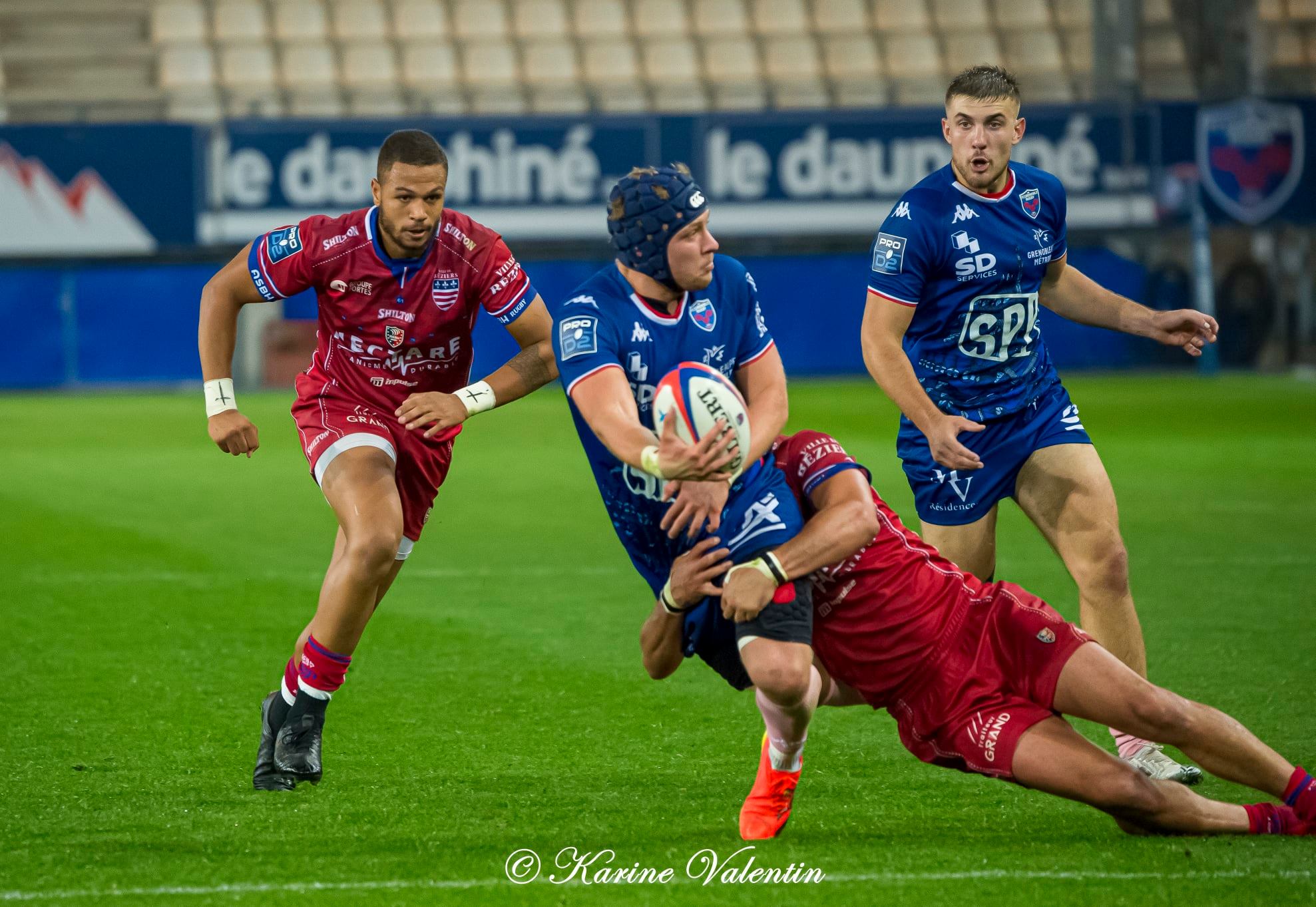 Romain FUSIER -  FC Grenoble Rugby - AS Béziers Hérault - Rugby - FC Grenoble Rugby vs. AS Béziers Hérault (#FCGvsASBHoct2021) Photo by: Karine Valentin | Siuxy Sports 2021-10-15