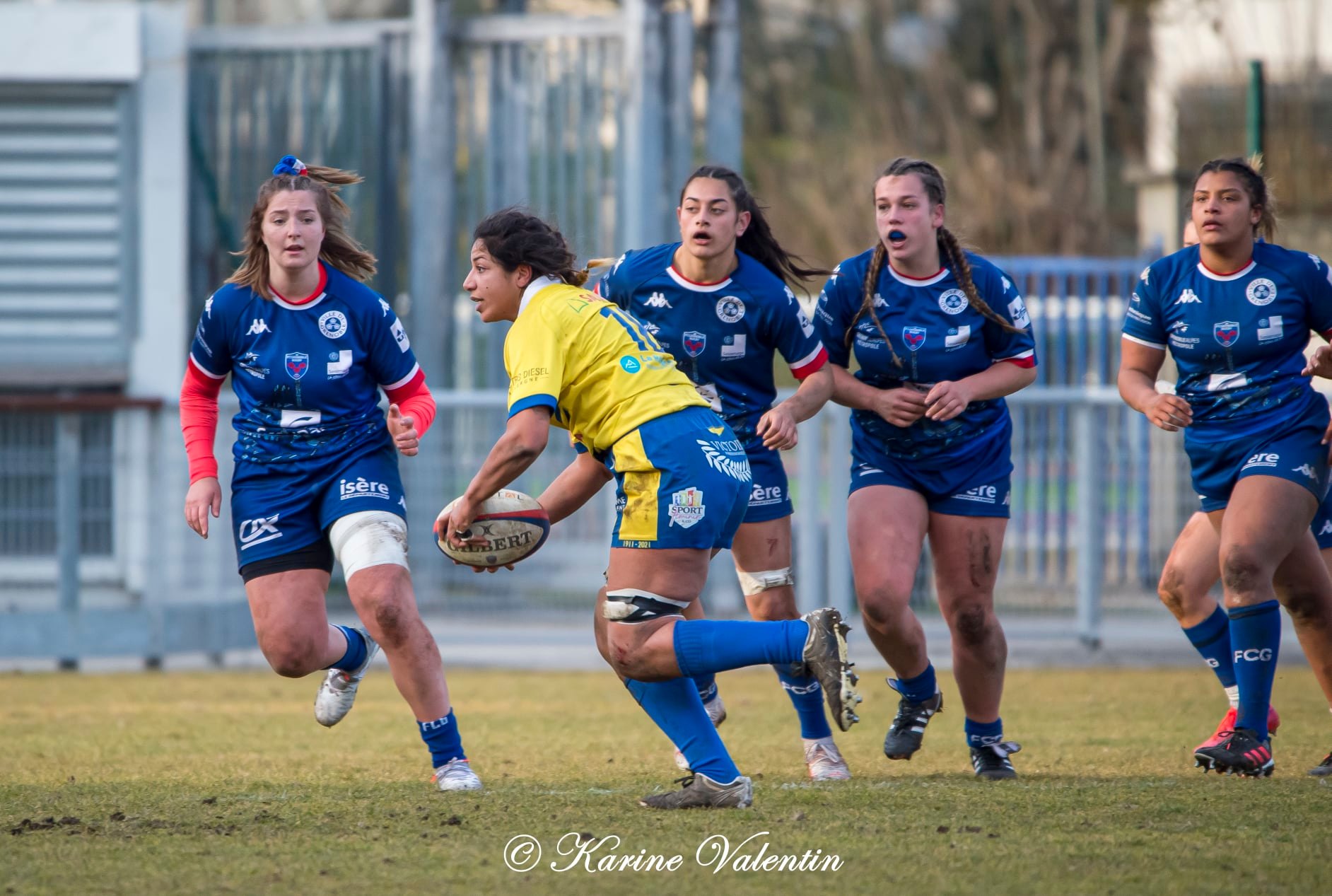  FC Grenoble Rugby - ASM Romagnat rugby féminin - Rugby - Grenoble Amazones vs ASM Romagnat (#FCGVsASMRomagnat2022) Photo by: Karine Valentin | Siuxy Sports 2022-02-06