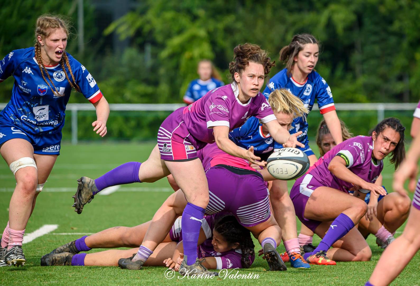  FC Grenoble Rugby - US Bressane Pays de l'Ain - Rugby - Grenoble Amazones vs Bourg en Bresse - F1 (#AmazonesVsUSBPA2021oct) Photo by: Karine Valentin | Siuxy Sports 2021-10-10