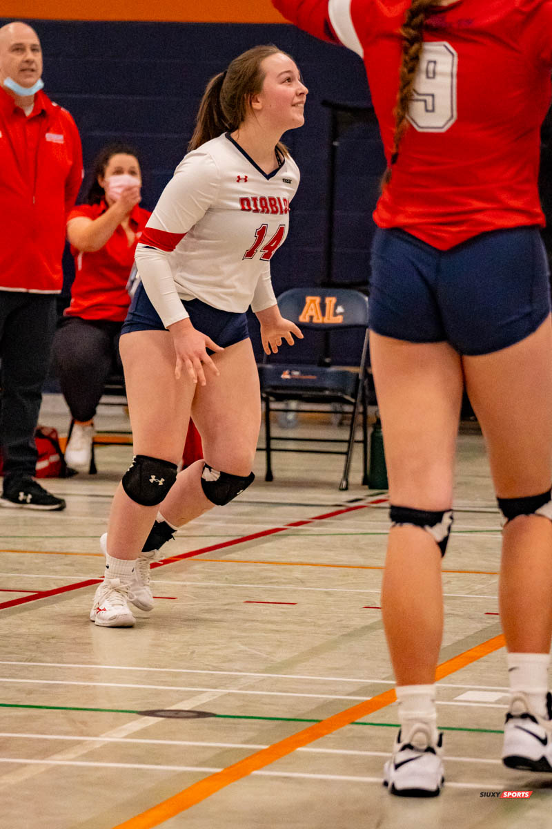 Joanie GAUTHIER -  Cégep André Laurendeau - Cégep Trois-Rivières - Volleyball - André Laurendeau vs Trois Rivières - Volley (#BoomerangVsDiablos2022) Photo by:  | Siuxy Sports 2022-02-20