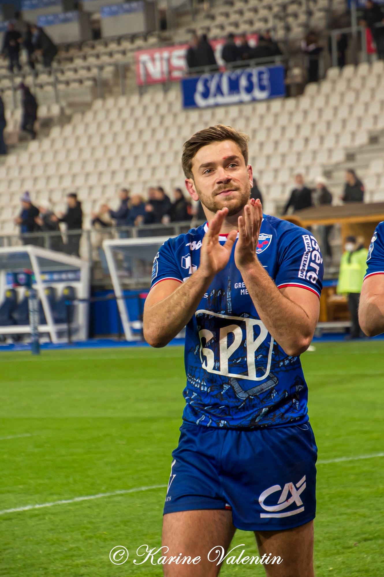 Corentin GLENAT -  FC Grenoble Rugby -  - Rugby -  (#GrenobleVsNarbonne2021Nov) Photo by: Karine Valentin | Siuxy Sports 2021-11-26