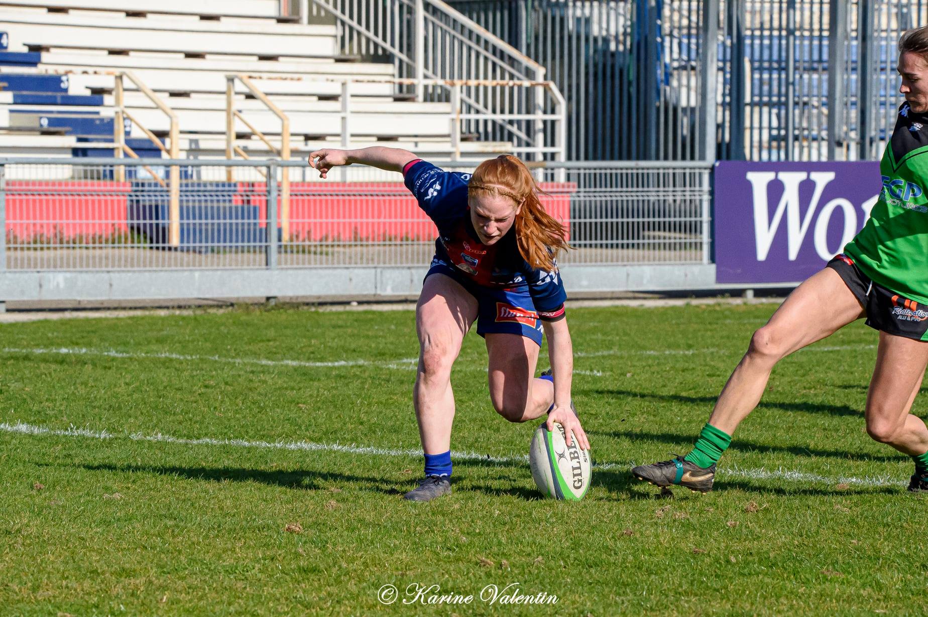 Shanone VAN PEUTER -  FC Grenoble Rugby - RC La Valette Le Revest La Garde Le Pradet - Rugby - FC Grenoble VS RCVRGP (#GrenobleRCVRGP2021fev) Photo by: Karine Valentin | Siuxy Sports 2021-02-28