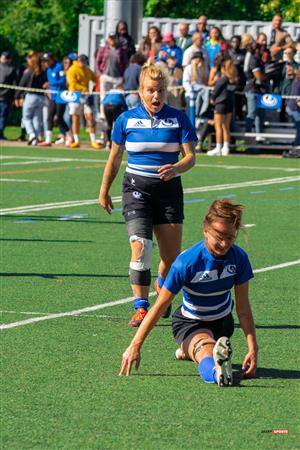 Carolane Larivière - Rugby - RSEQ RUGBY Fem - U. DE MONTRÉAL (44) vs (14) U. Sherbrooke - Reel A2 - Université de Montréal - Université de Sherbrooke