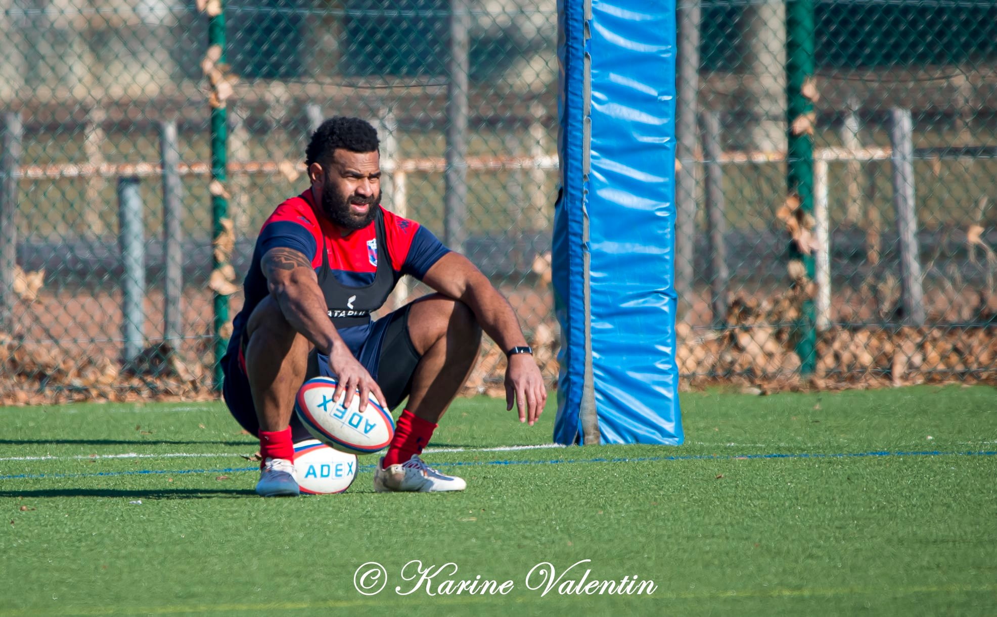 Timosi NAGUSA -  FC Grenoble Rugby -  - Rugby - Entrainement Rugby (#RFCGrenobleEntr2022jan) Photo by: Karine Valentin | Siuxy Sports 2022-01-25