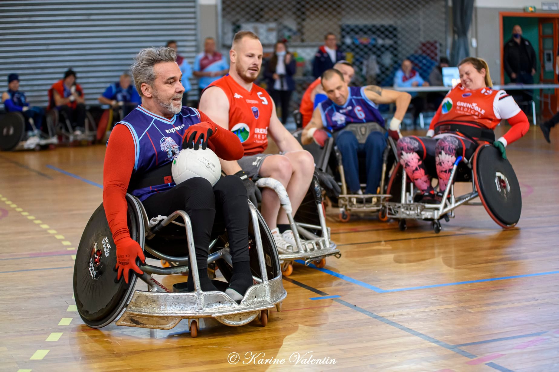  FC Grenoble Rugby - CS Bourgoin-Jallieu - Wheelchair rugby -  (#QuadRugbyGrenBourg2021Nov) Photo by: Karine Valentin | Siuxy Sports 2021-11-20