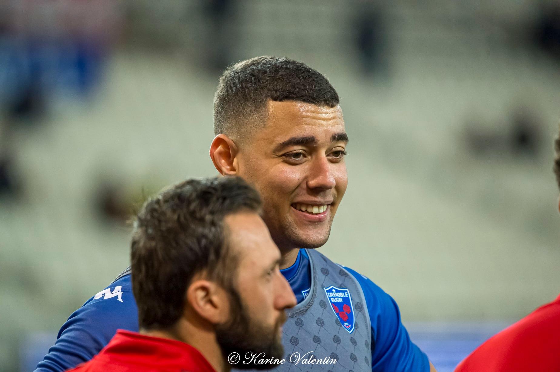 Karim QADIRI -  FC Grenoble Rugby -  - Rugby - FC Grenoble Rugby vs. AS Béziers Hérault (#FCGvsASBHoct2021) Photo by: Karine Valentin | Siuxy Sports 2021-10-15