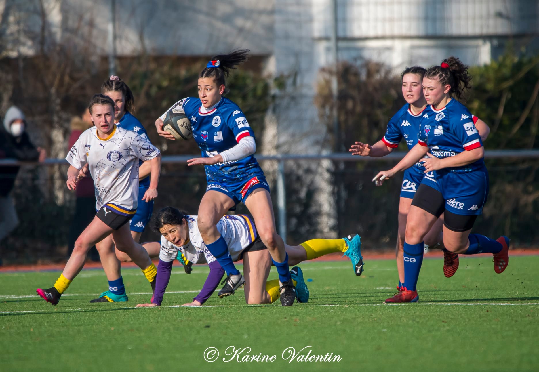 Lison AGRIODOS -  FC Grenoble Rugby - Grenoble Université Club Rugby - Rugby - Grenoble Amazones vs Les Coccinelles du Grenoble Université Club - F1 (#FCGsGUCR2022janF1COXS) Photo by: Karine Valentin | Siuxy Sports 2022-01-30