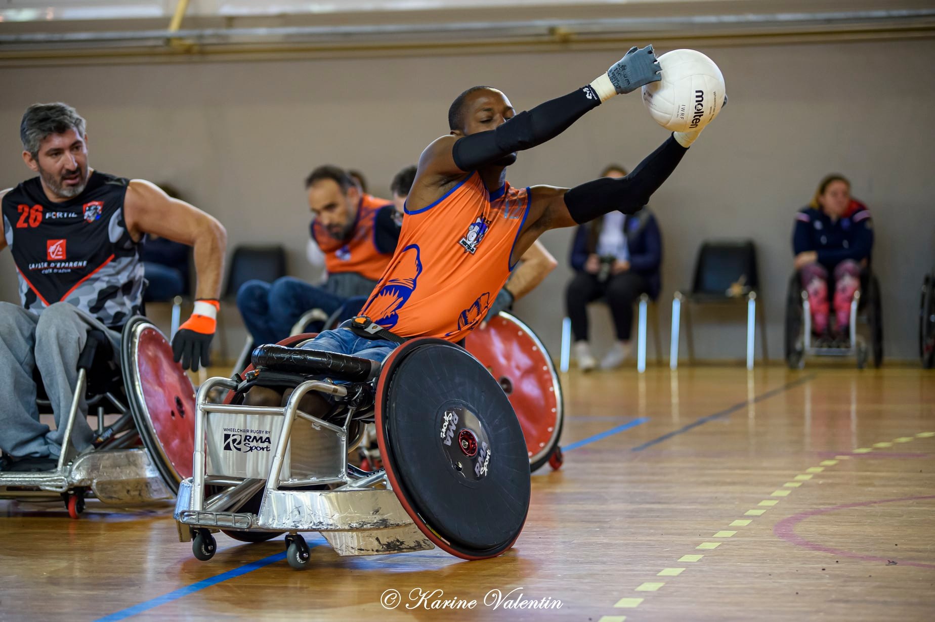  Montpellier Hérault Rugby - RFC Toulon Provence Méditerranée - Wheelchair rugby -  (#QuadRugbyMontpeRFCTPM2021Nov) Photo by: Karine Valentin | Siuxy Sports 2021-11-20