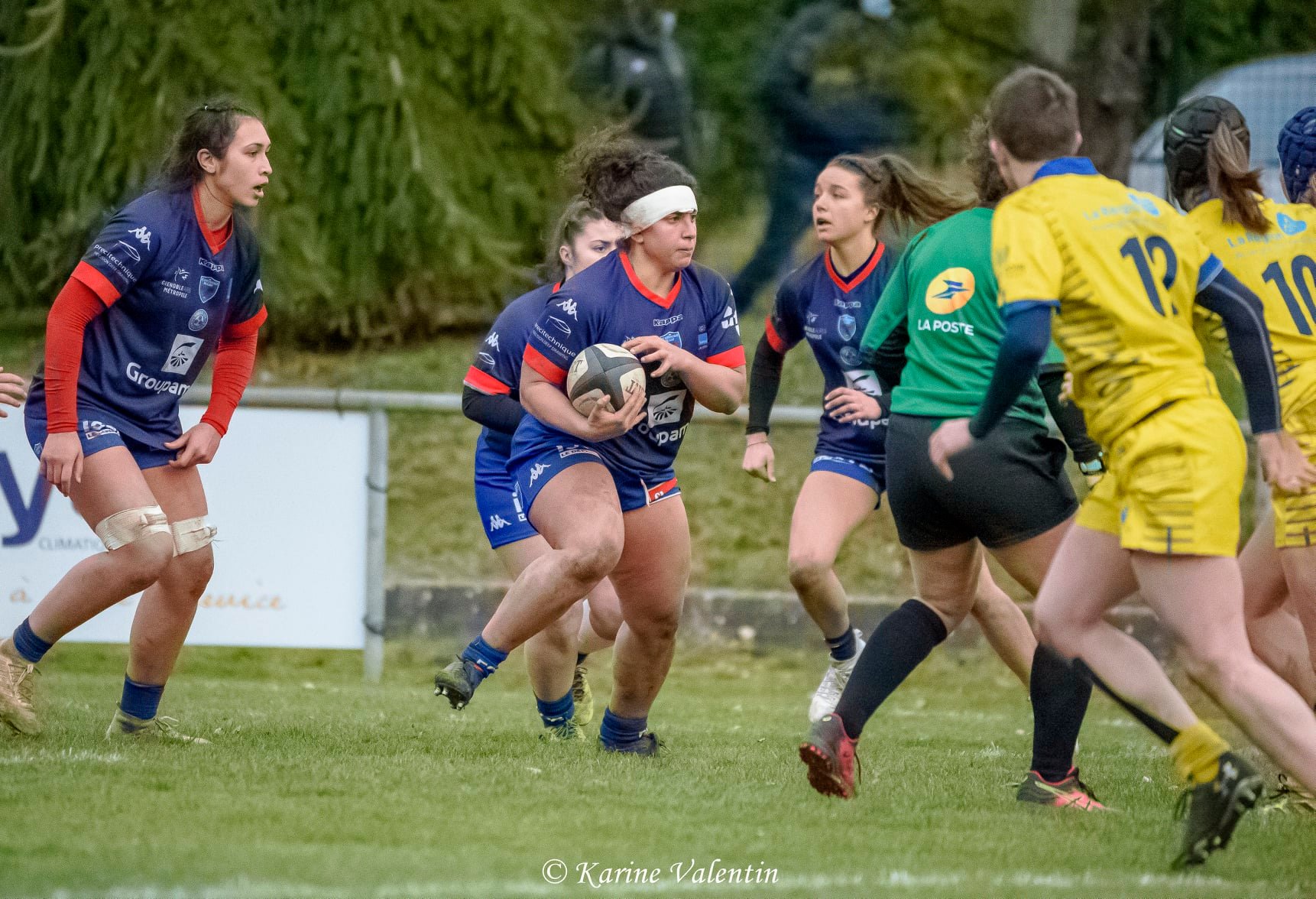 Marie DEFERRARD - Manaé FELEU -  FC Grenoble Rugby - ASM Romagnat rugby féminin - Rugby - FC Grenoble VS ASM Romagnat (#GrenobleVsASMR2021jan) Photo by: Karine Valentin | Siuxy Sports 2021-01-24