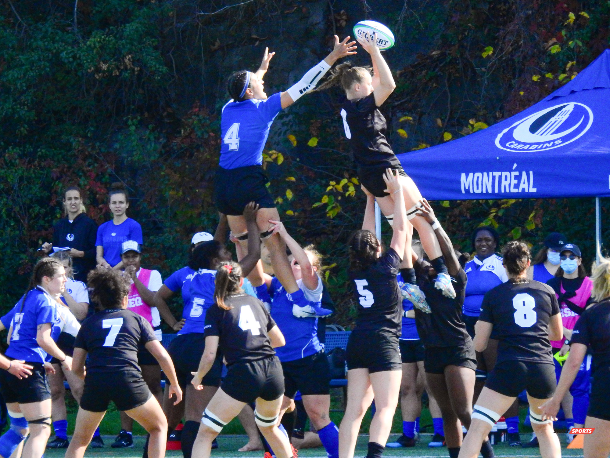  Université de Montréal - Université Carleton - Rugby -  (#UdeMvsCarletonW2021) Photo by:  | Siuxy Sports 2021-10-09