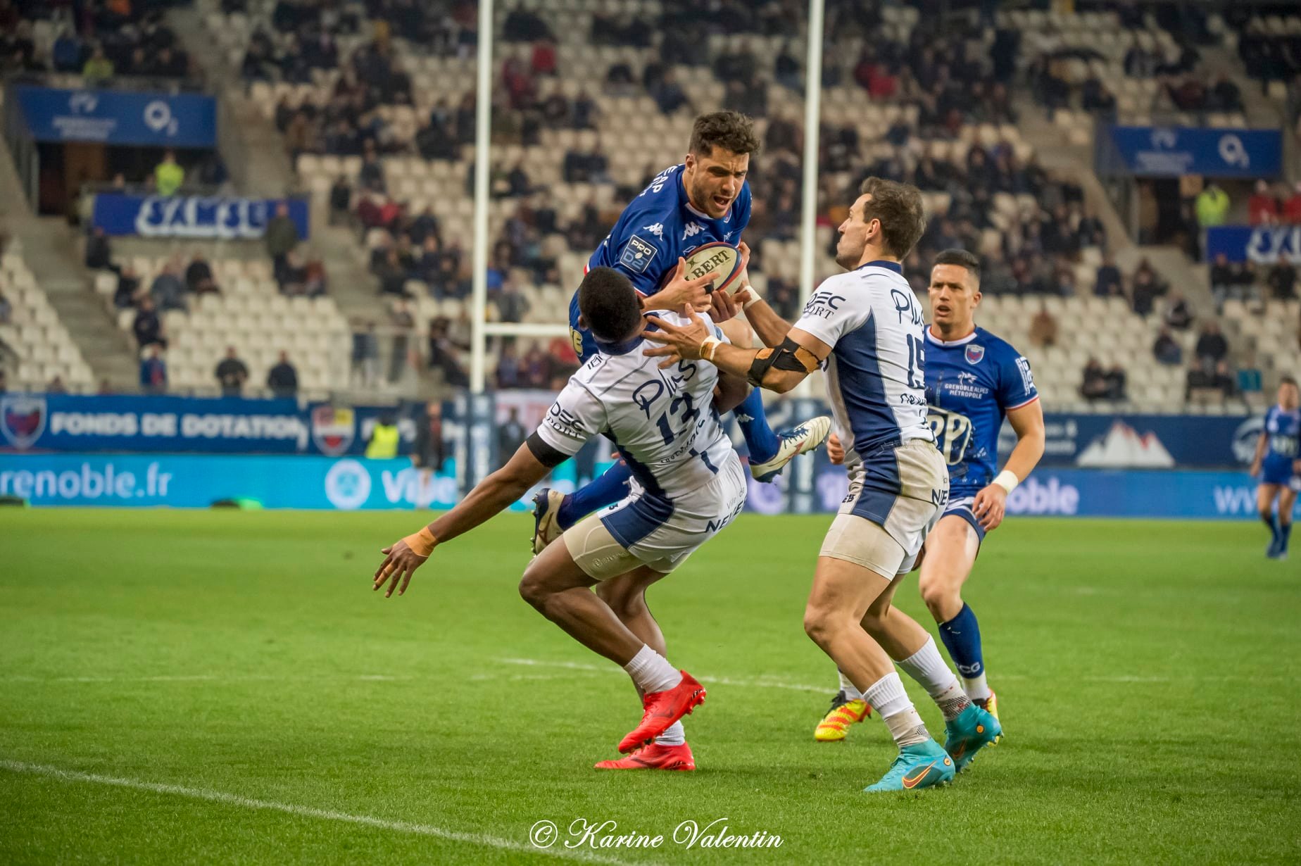 Adrien SEGURET -  FC Grenoble Rugby - USON Nevers - Rugby - FC Grenoble Rugby (34) vs USON Nevers (10) - 2022 (#FCGvsUSON2022) Photo by: Karine Valentin | Siuxy Sports 2022-03-04