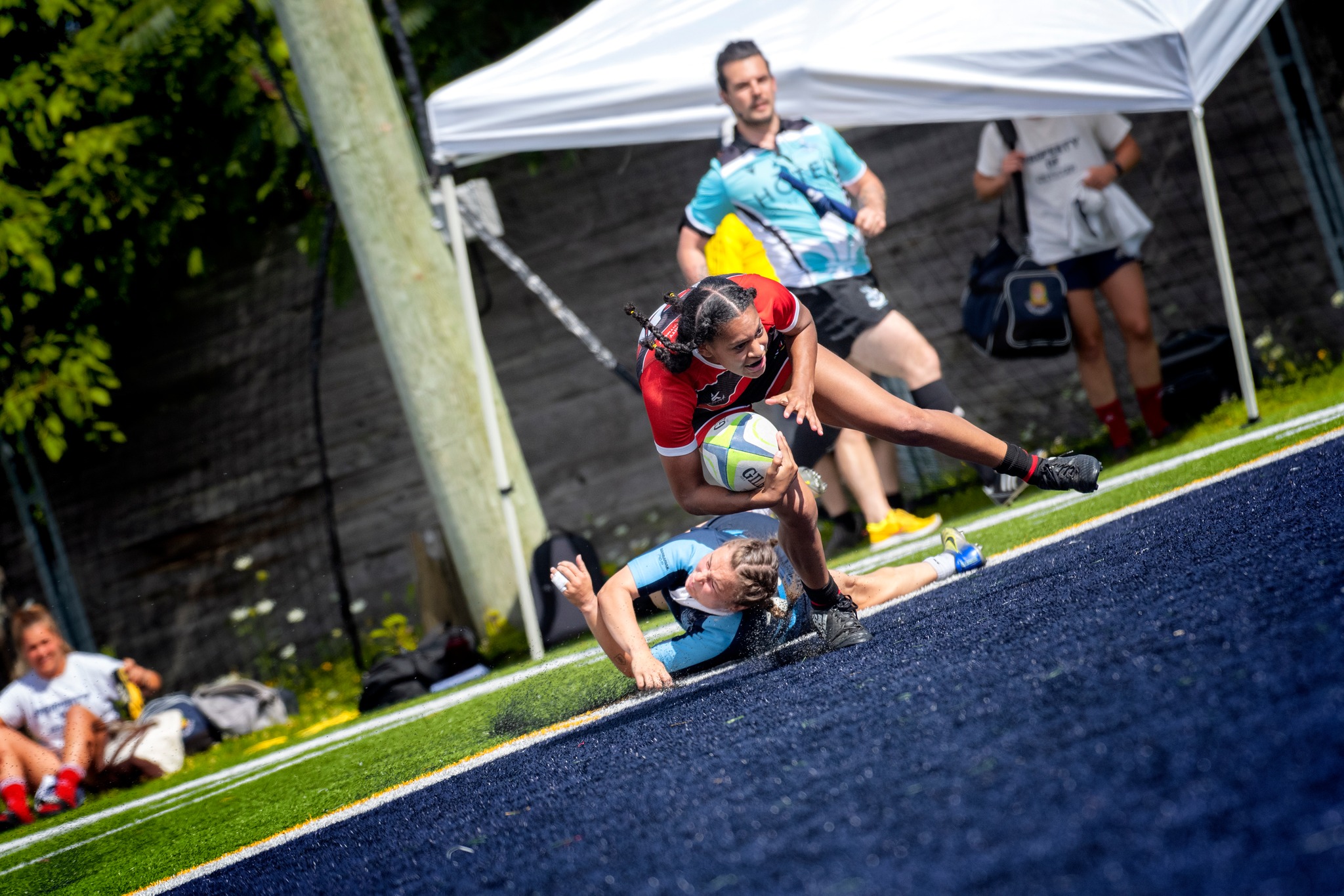  St-Lambert Locks RFC - Beaconsfield Rugby Football Club - Rugby - Finale Provinciale 1 (F) - Saint-Lambert Locks Rugby Club (13) vs. (12) Beaconsfield RFC (#RugbyQC2022FinalFP1) Photo by: Simon Duquette | Siuxy Sports 2022-08-13
