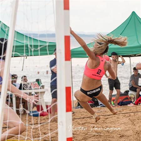 Cobertura del partido del equipo de Posadas Handball, por VHP