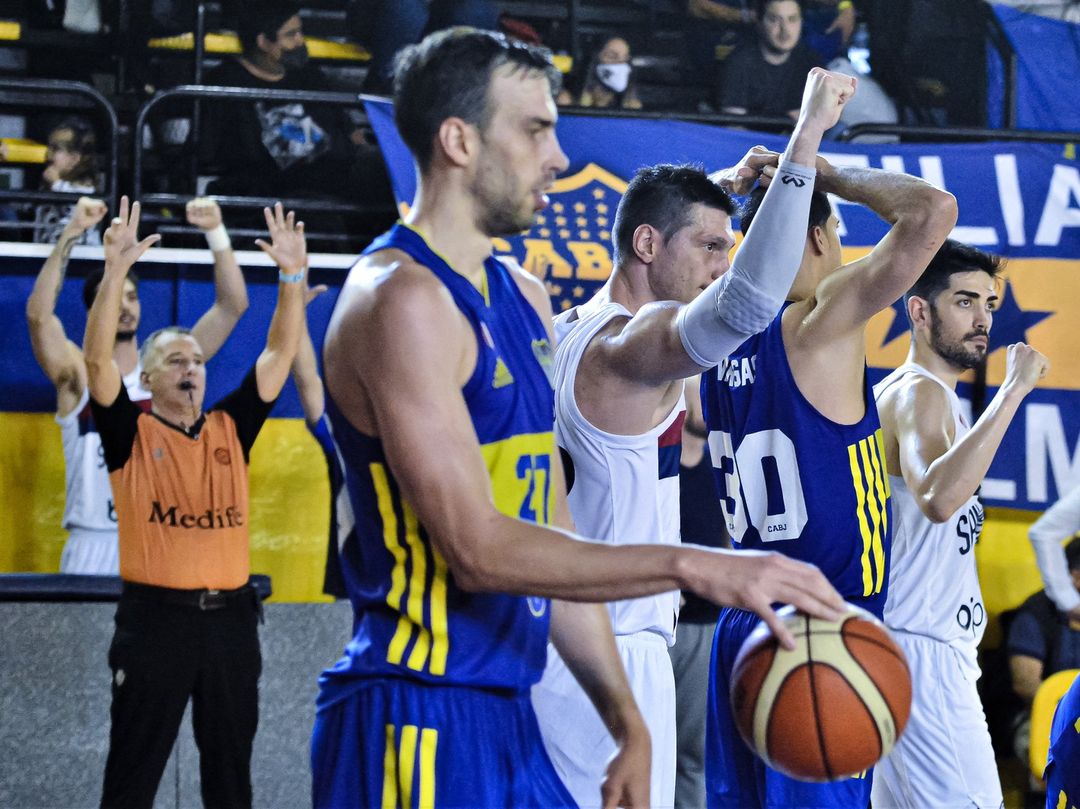  Club Atlético Boca Juniors - Club Atlético San Lorenzo - Basketball - Boca Vs San Lorenzo -  Playoffs reclasificación de la LNB - 2do juego (#CABJvCASLA2022) Photo by: Julián Marcelo Figueras | Siuxy Sports 2022-04-26