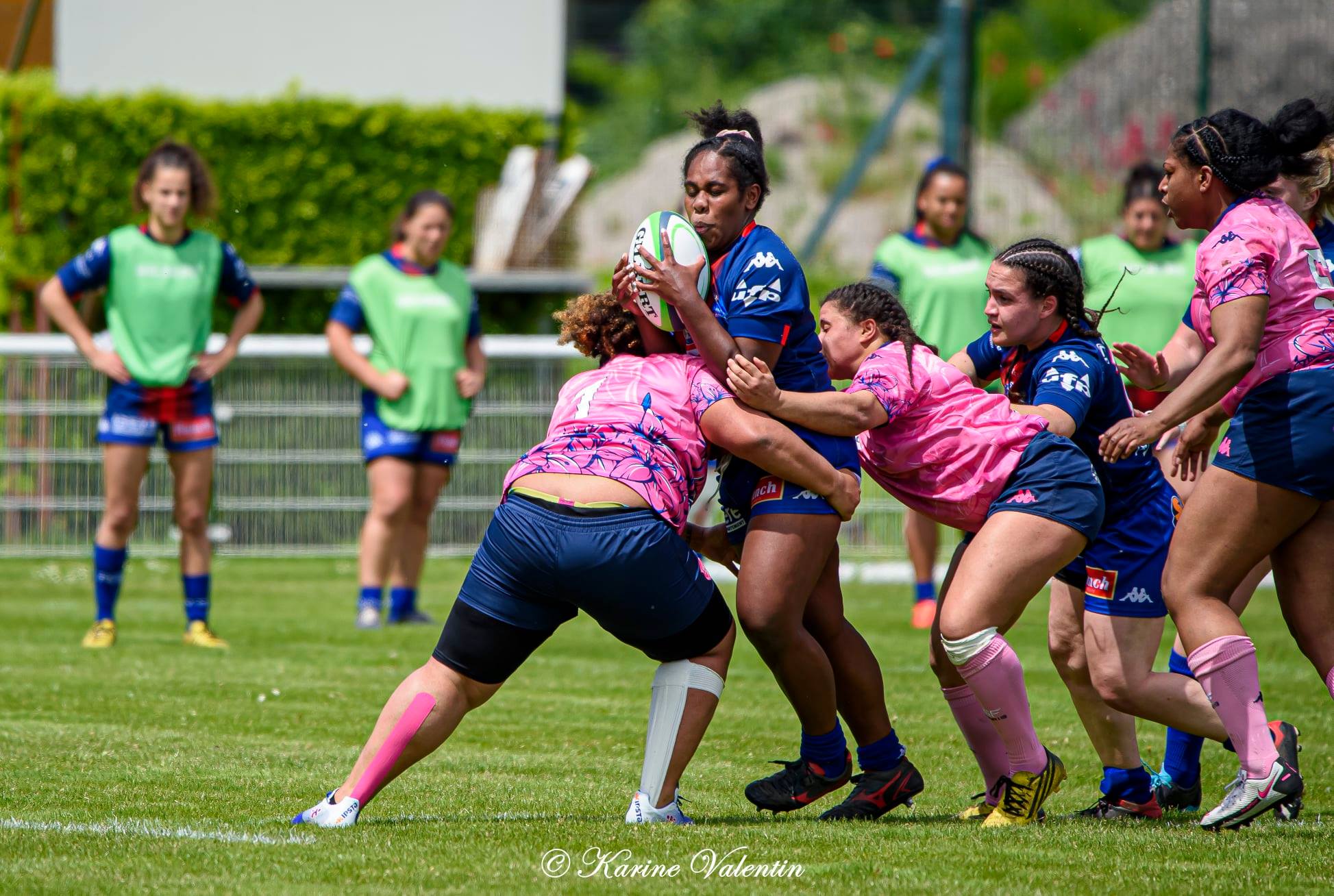 Makarita BALEINAGODO - Linda HAFSA -  FC Grenoble Rugby - Stade Français - Rugby -  (#GrenobleVsStdFrancais2021) Photo by: Karine Valentin | Siuxy Sports 2021-05-23