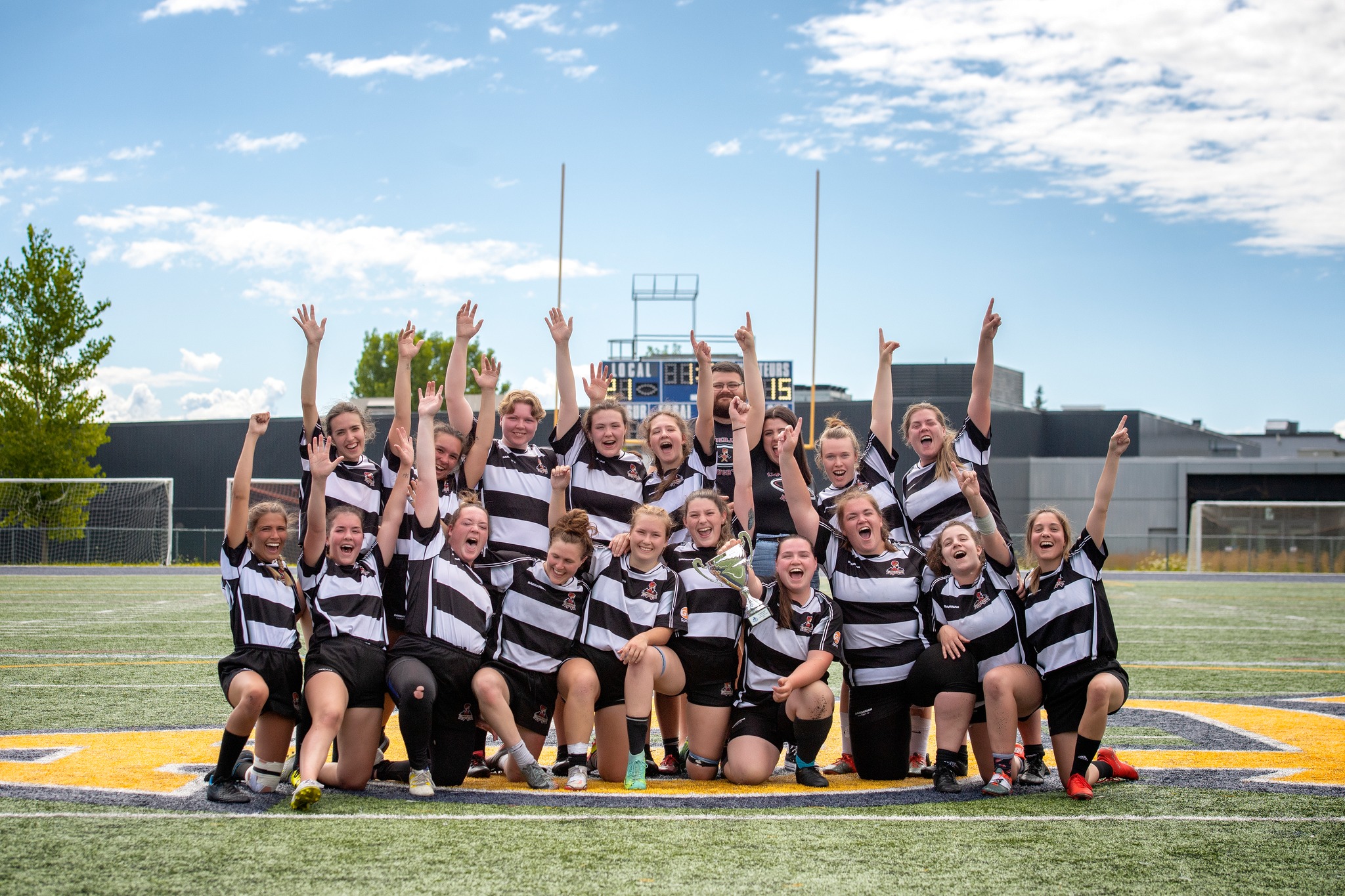  Saint-Georges Lumberjacks - Braves de Trois-Rivières - Rugby - Finale Développement (F) - Club de Rugby Lumberjacks (21) vs. (15) Braves de Trois-Rivières (#RugbyQC2022FinalFD) Photo by: Simon Duquette | Siuxy Sports 2022-08-13