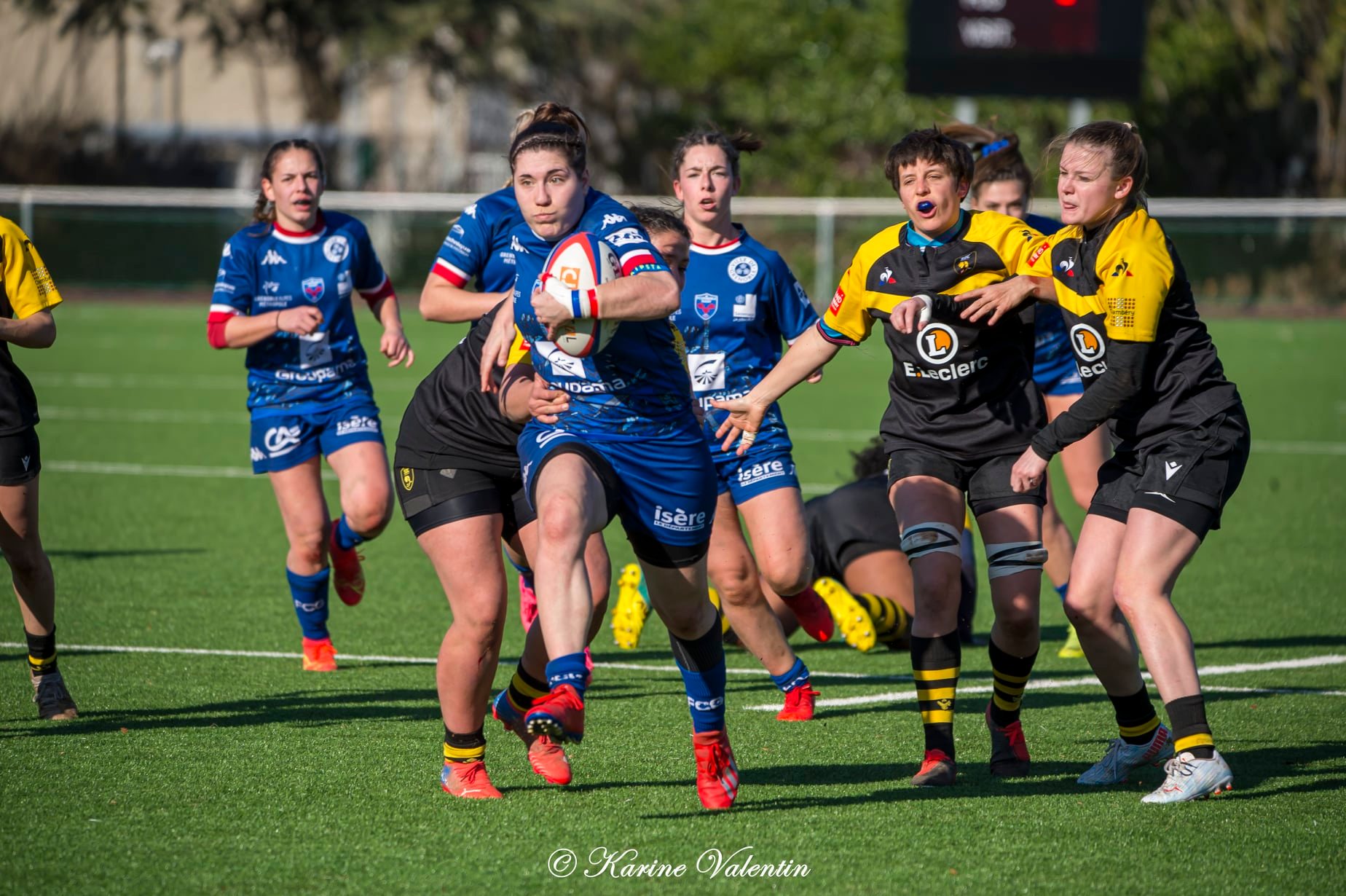 Aude CONSTANS -  FC Grenoble Rugby - Stade Olympique de Chambéry rugby - Rugby - FC Grenoble (76-7) SOC Rugby - Féd1 (#AmazonesVsSOC2022) Photo by: Karine Valentin | Siuxy Sports 2022-02-27