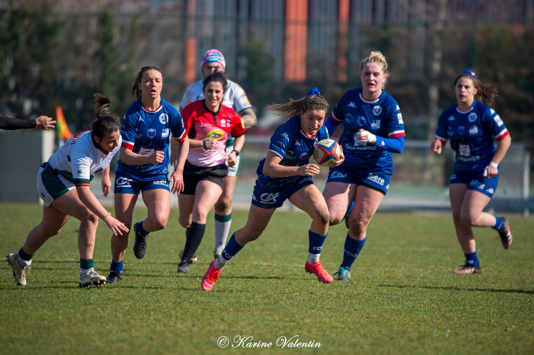  FC Grenoble Rugby - Section Paloise - Rugby - Grenoble Amazones vs PAU Lons (#FCGVsSectPaloise2022) Photo by: Karine Valentin | Siuxy Sports 2022-03-06