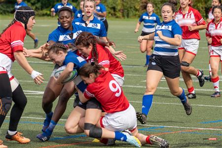 RSEQ Rugby Fem - U. de Montréal (70) vs (3) McGill - Reel A1 - 1er mi-temps