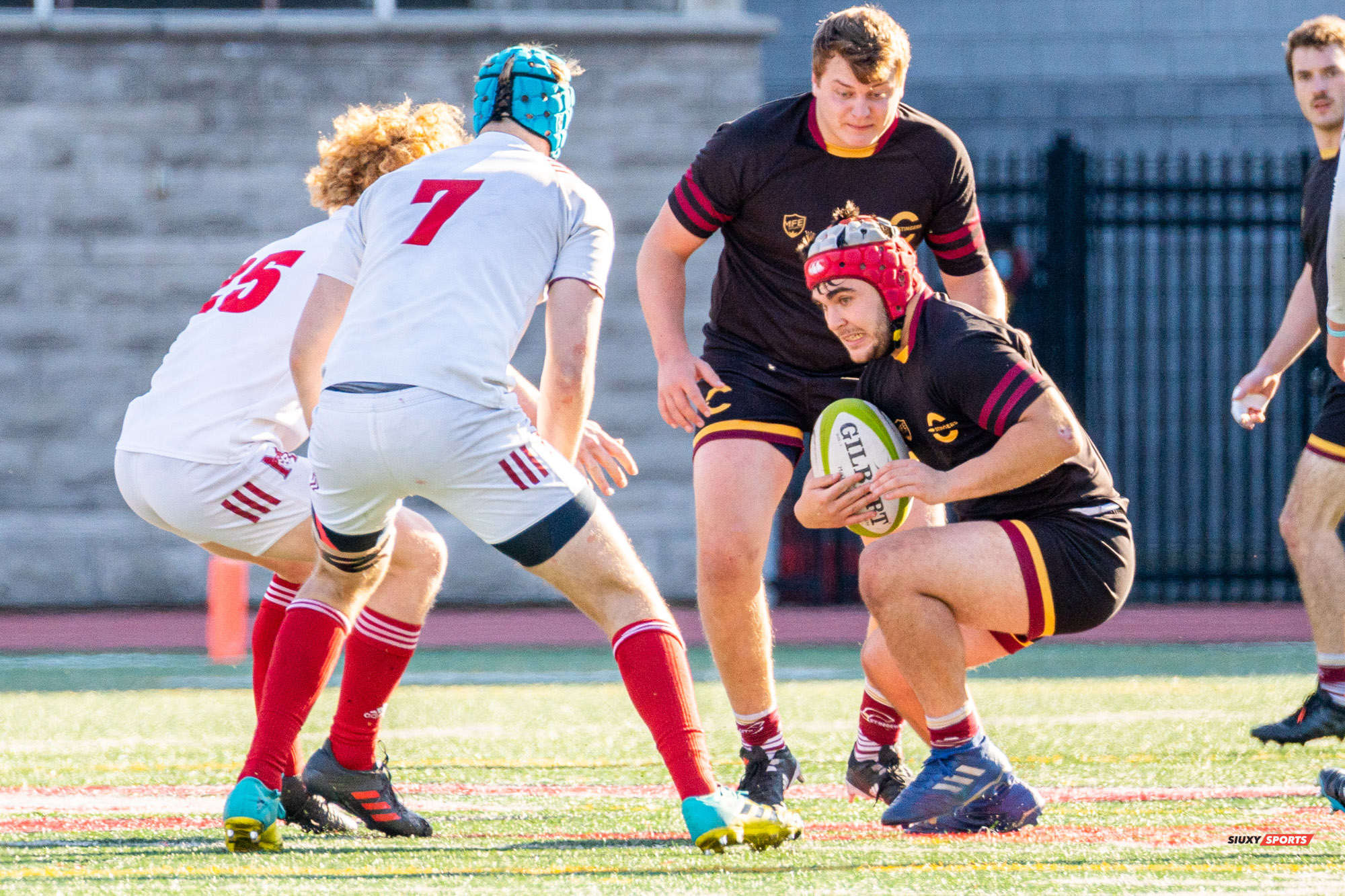 Laurence-Olivier BELLEY - Calvin MAZLOUM -  Université McGill - Université Concordia - Rugby -  (#McGillvsConcordiaFinalsM) Photo by:  | Siuxy Sports 2021-11-06