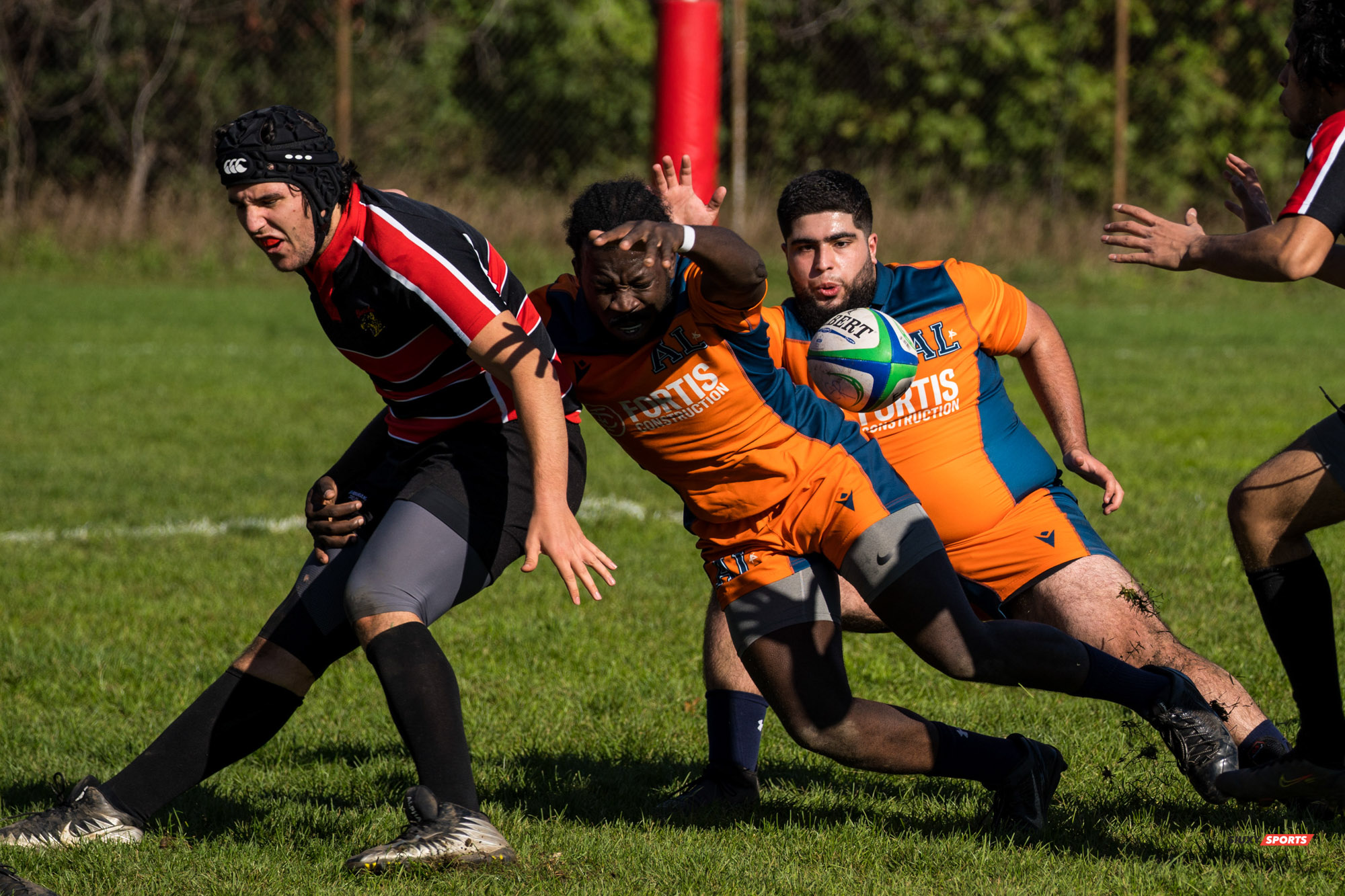 Majd-Eddine BENAOUF - Omar MC FARLANE -  Cégep Vanier - Cégep André Laurendeau - Rugby -  (#VanierVsAL2021M) Photo by:  | Siuxy Sports 2021-10-24