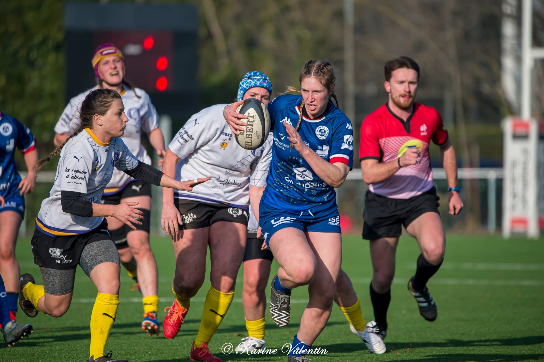 Elena MASERA -  FC Grenoble Rugby - Grenoble Université Club Rugby - Rugby - Grenoble Amazones vs Les Coccinelles du Grenoble Université Club - F1 (#FCGsGUCR2022janF1COXS) Photo by: Karine Valentin | Siuxy Sports 2022-01-30