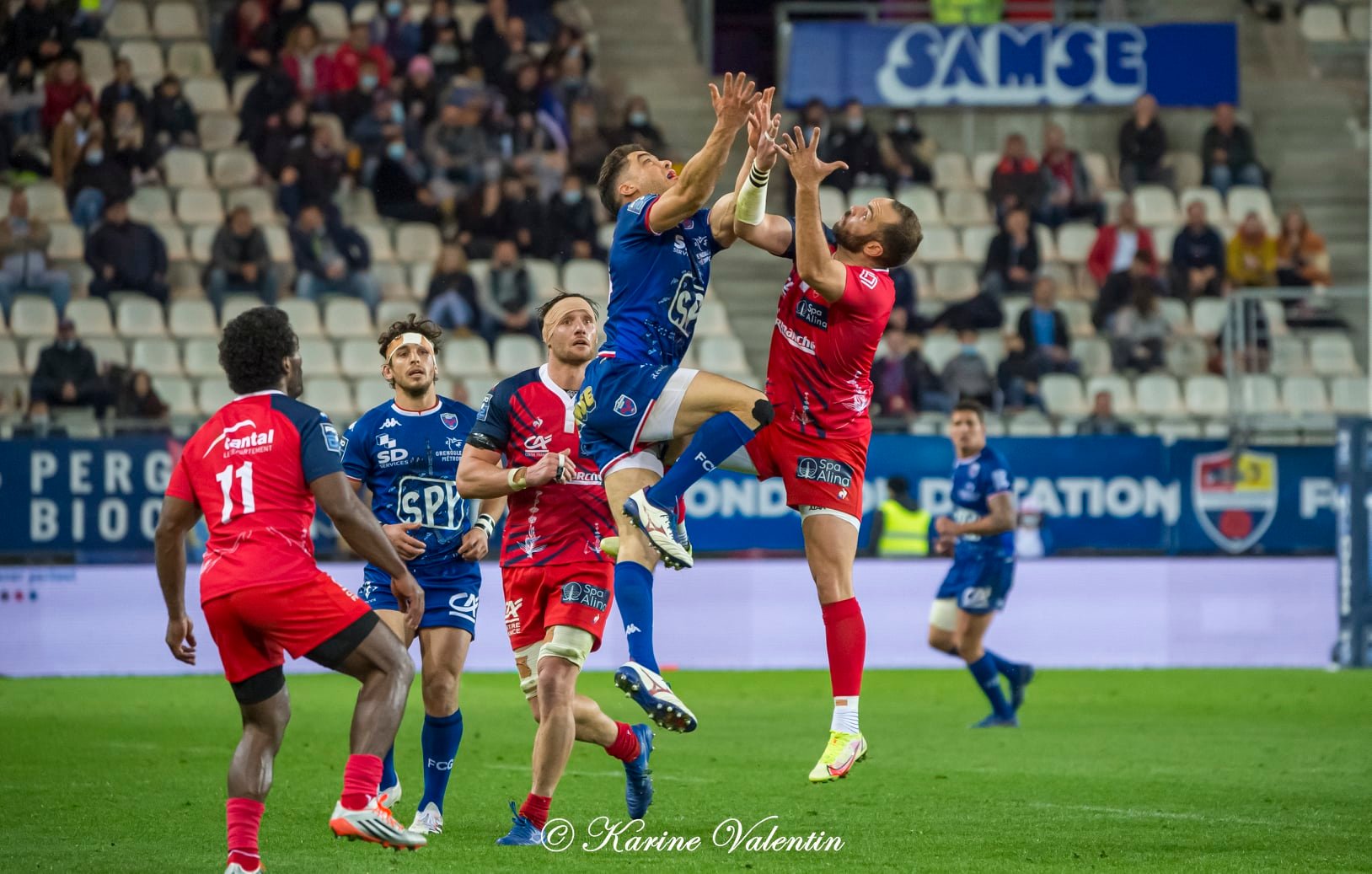  FC Grenoble Rugby - Stade Aurillacois - Rugby - FC Grenoble Rugby vs Stade Aurillacois - 2022 (#FCGvsSA2022R02) Photo by: Karine Valentin | Siuxy Sports 2022-02-18